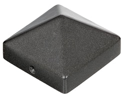 Alberts® Pfostenkappe für Holzpfosten hoch Aluguss anthr. kstbe. LxB 70x70 mm 