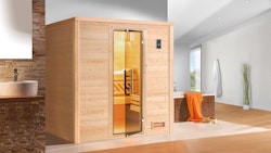 Weka Premium Massivholzsauna Bergen 2 - 45 mm