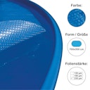 Summer Fun Extra-Solar-Abdeckung für 700x350cm Ovalform