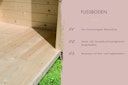 Karibu Gartensauna Saunahaus Hytti 2