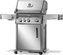 NAPOLEON Gasgrill Rogue Pro 425, SIZZLE ZONE Seitenbrenner, Edelstahl