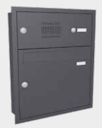 Gutta Rechteckvordach BS Plus 160 inkl. Seitenteil und Briefkasten (neues Modell)
