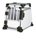 Vorschaubild TRIXIE Transportbox Aluminium silber/hellgrau Transportbox