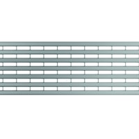 ACO Self® Längsprofilrost Edelstahl für Profiline Holzterrassenrinne