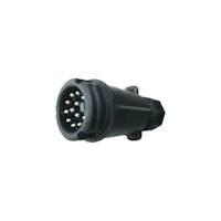 Stecker 13-polig, 12V, Kunststoff, steckbar