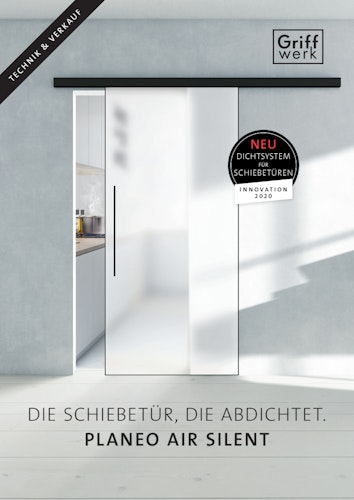 Griffwerk Planeo Air / Planeo Air Silent Glasschiebetürblatt
