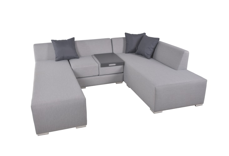 Garden Pleasure Lounge Set WELLINGTON, Aluminium / Olefin (100 % Polypropylen)