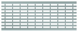 ACO Profiline Längsstegrost, Edelstahl, Baubreite 155 mm