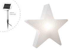 8 seasons design Solar LED-Dekoleuchte Shining Star 'Merry Christmas' Ø 60 cm