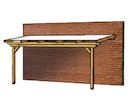 Skan Holz Terrassendach Ancona Leimholz o. Mittelpfosten 541 cm