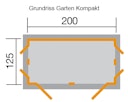 Weka Gartenschrank Geräteschrank Garten [Q] Kompakt