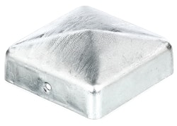 Alberts® Pfostenkappe für Holzpfosten flach feuerverzinkt LxB 70x70 mm 