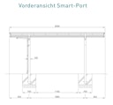 Ximax Carport Smart Port Typ 60 Mini 253 x 209 cm