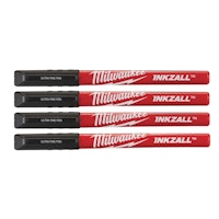 Milwaukee INKZALL Fineliner schwarz (4pc) 48223164
