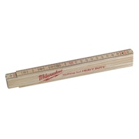Milwaukee Gliedermaßstab Holz Slim 2m natur 4932459303