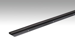 MEISTER Abschlussprofil Typ 101 (2,5 bis 7 mm) Schwarz eloxiert 2510 - 1000 mm