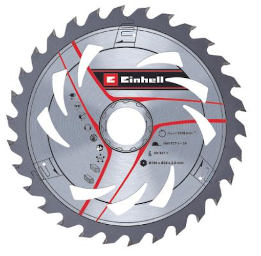 Einhell Handkreissägen-Zubehör Sägebl HM Mit-Dü 190x30 Z30 49586956