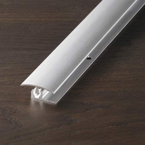 Proline PROVARIOclip Design Übergangsprofil Aluminium glatt-gebürstet, 100 cm