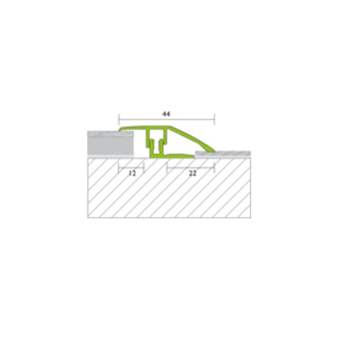 Proline PROCOVER Anpassungsprofil Aluminium eloxiert, 270 cm