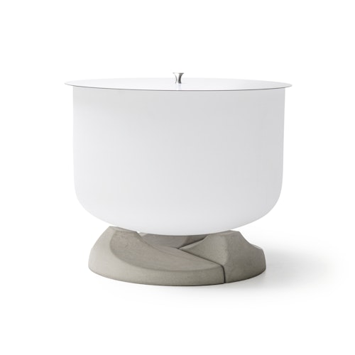 QFlame Feuerschale Set Basket Concrete