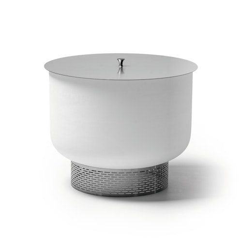 QFlame Feuerschale Set Ethanol Stainless Steel