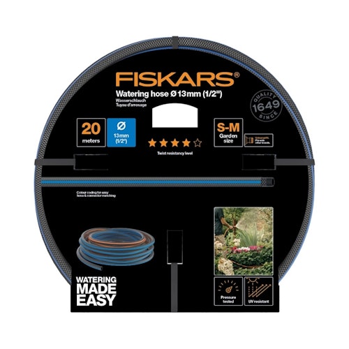 Fiskars Wasserschlauch 13mm 0,5 20m Q4 1027104