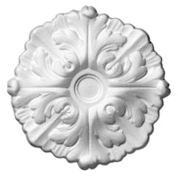 Saarpor Decosa Rosette Daphne, weiß, Ø 22 cm, 1 Stück