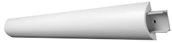 Saarpor Decosa Klipsprofil Thea, weiß, incl. 3 Klipse, Länge 1,2m, 1 Stück