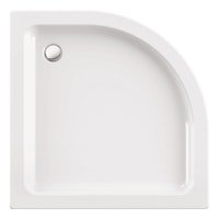 Acryl-Brausewannen Set Simpata Round 90 x 90 x 6,5 cm, weiß