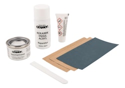 Reparatur-Set für Keramik, Email und Acryl, weiß
