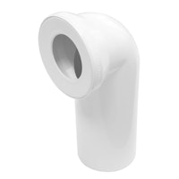 Sanitop Anschlussbogen für Stand-WC 90°, weiß