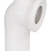 Sanitop WC-Anschlussbogen 90°, weiß mit ZusatzanschlussBild