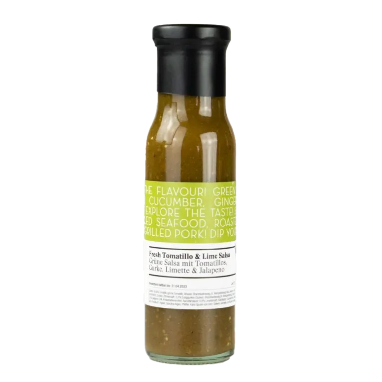 Big Green Egg Fresh Tomatillo & Lime Salsa