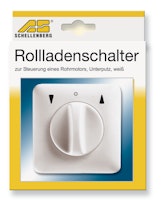 Schellenberg Schalter Tast/Rast/Knebel UP weiß