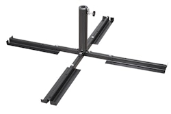 Schneider Platten-Ständer für Rohr Ø 25-50 mm, Stahl Anthrazit - ohne Wegeplatten