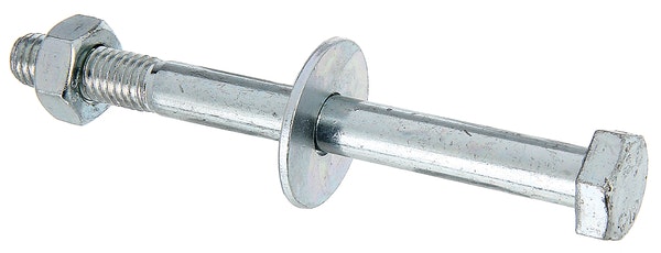 Alberts® Sechskantschraube inkl. Mutter und Unterlagsscheibe für H-Pfostenanker 9 x 9 cm