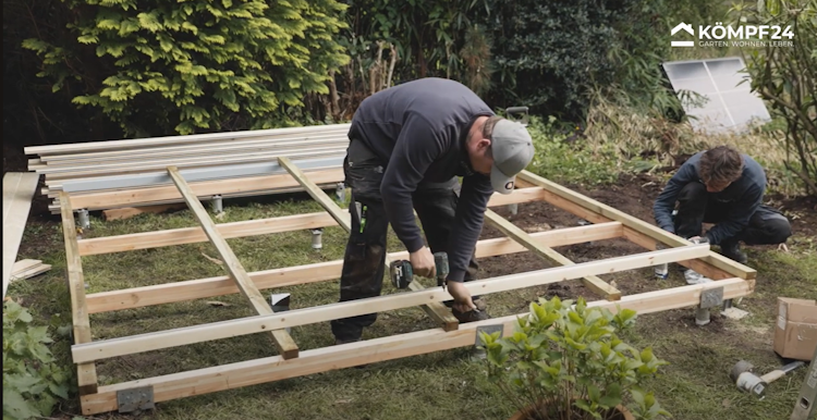 Erweiterungsoption für Schraubfundament für Terrasse, Anbauten o.Ä.