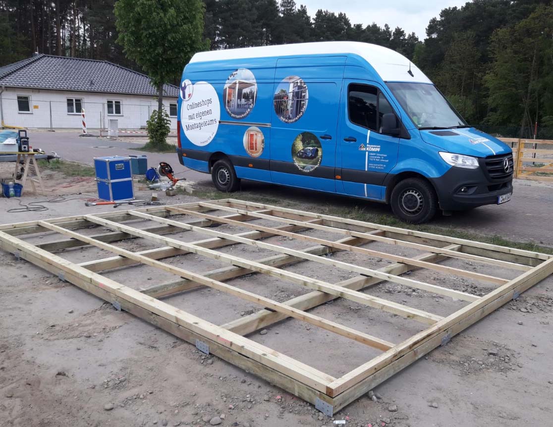 Vorschaubild Galerie Erweiterungsoption für Schraubfundament für Terrasse, Anbauten o.Ä.