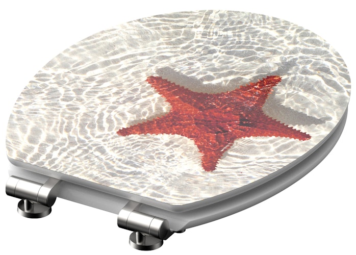 MDF HG WC-Sitz RED STARFISH