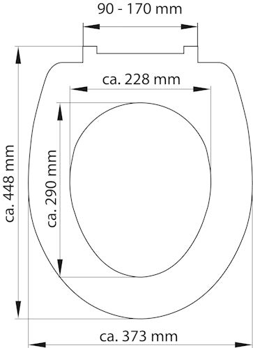 Duroplast  WC-Sitz INDUSTRIAL GREY