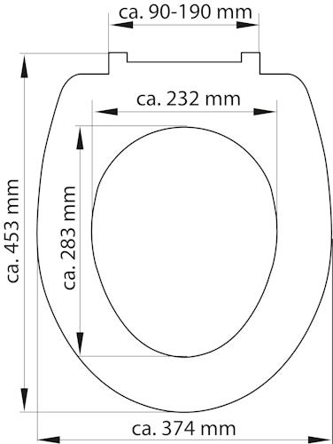 Duroplast WC-Sitz RED