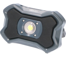 Shada  LED Wiederaufladbare kompakte Arbeitslampe 20W mit 2 Bluetooth Lautsprecher 2000LM 5000K 4000MAH 7.4V