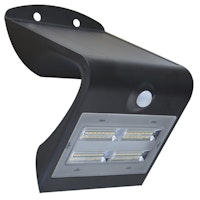 Shada LED Solarstrahler V Innovation, schwarz, Bewegungssensor, IP65, 400Lm, Li-ion Akku (18650) wechselbar