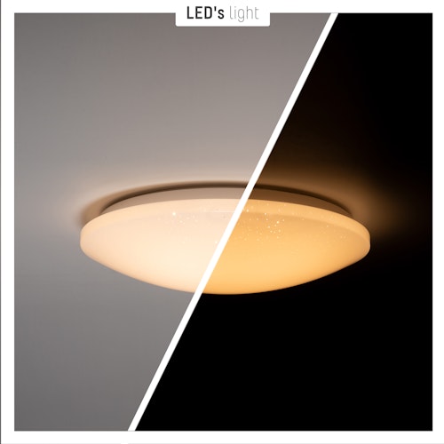 Shada  LED Deckenleuchte Stern mit Fernbedienung 18W 1600LM ø 400MM
