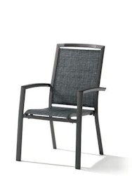 Sieger Stapelsessel TRENTO, Aluminium / Kunststoffgewebe, verschiedene Farben