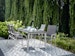 Sieger Dining-Set SIRIO, Tisch + 4 Stühle, Aluminium / Polytec (HPL) / TextiluxBild