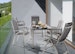 Sieger Dining-Set TRENTO, Tisch + 6 Stühle, Aluminium / Vivodur / TextiluxBild