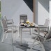 Sieger Dining-Set TRENTO, Tisch + 6 Stühle, Aluminium / Vivodur / TextiluxBild