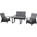 Siena Garden Lounge Set TARANTO, Aluminium / Polyrattan / Keramik / 100 % PolypropylenBild