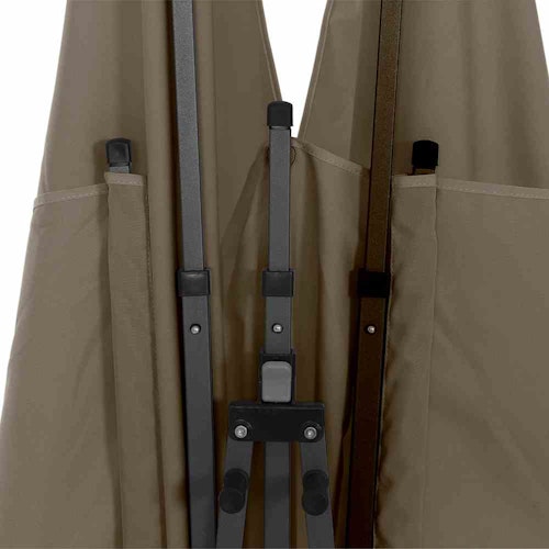 Siena Garden Sichtschutz BEN 280 x 150 cm, Stahl Anthrazit / 100 % Polyester (250 g/m²) - Abverkauf 